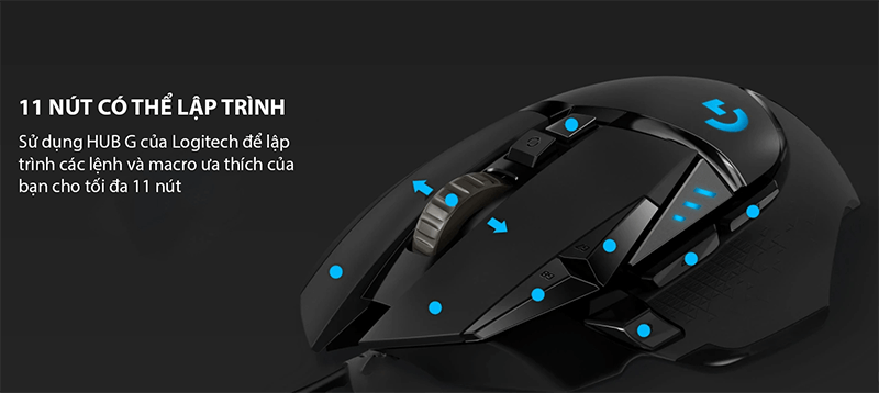 Chuột Logitech G502 Hero