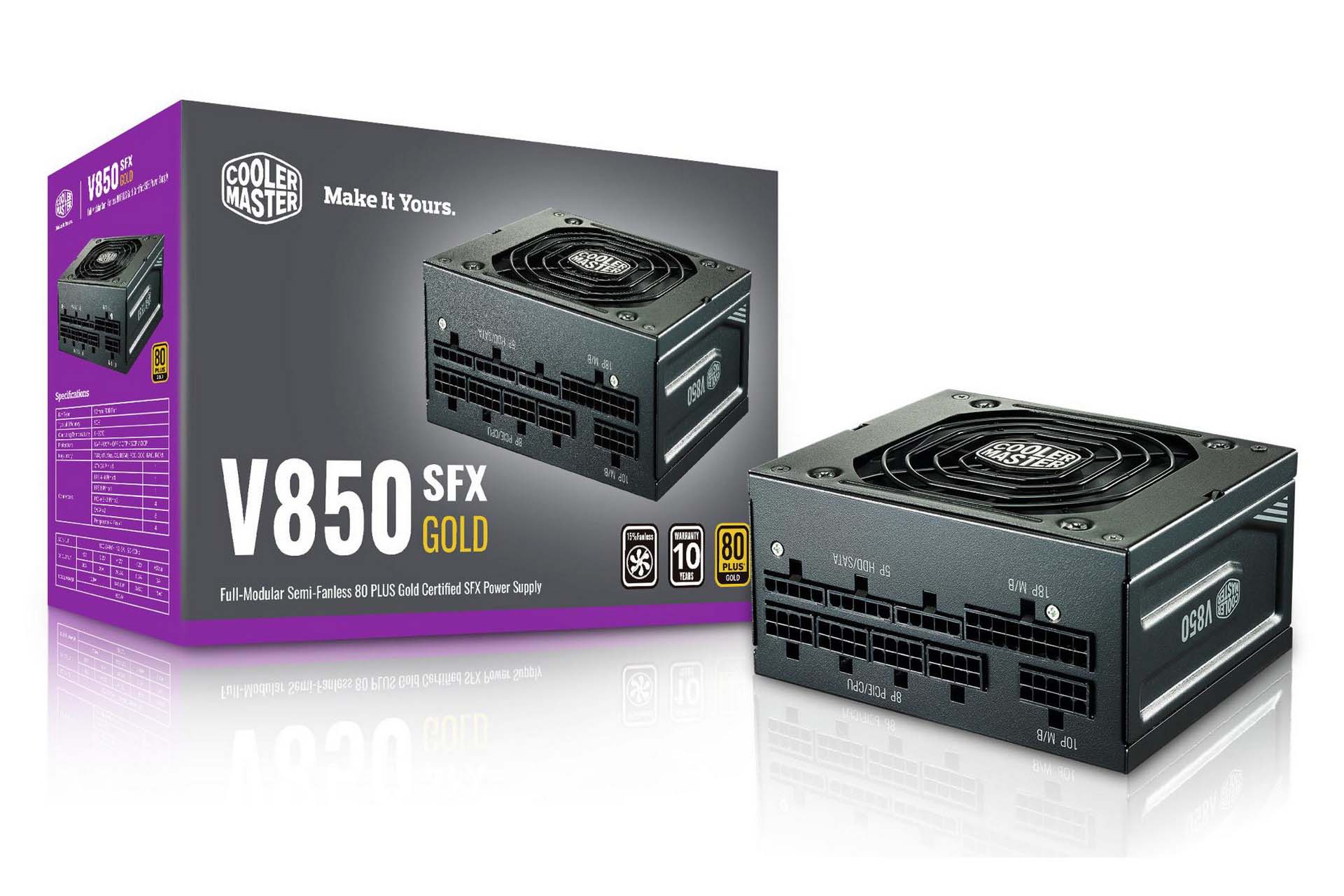 TNC Store Nguồn máy tính Cooler Master V850 SFX Gold 850W A/EU Cable