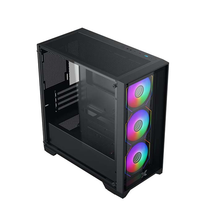 TNC Store Vỏ Case Xigmatek NYX III 3GF EN44700 Gaming M-ATX, Kèm 3 Fan Xigmatek G20F