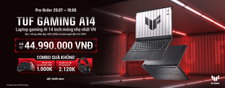 Pre-order: ASUS TUF Gaming A14