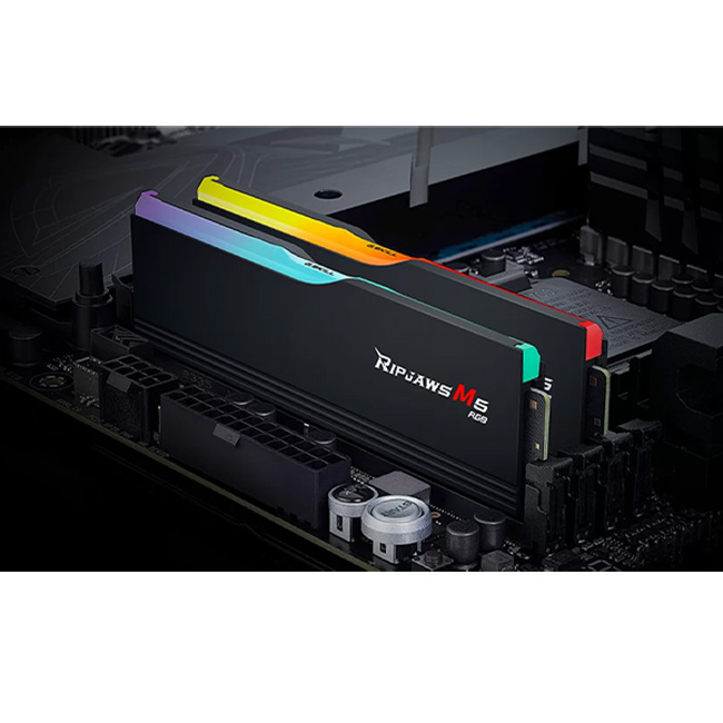 TNC Store RAM G.Skill Ripjaws M5 RGB Black 32GB DDR5 5200Mhz F5-5200J4040A16GX2-RM5RK