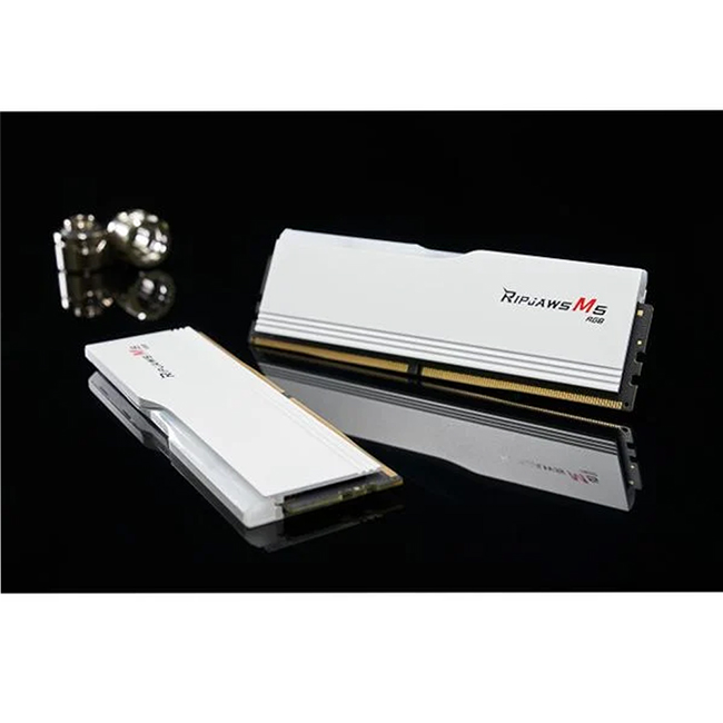 TNC Store RAM G.Skill Ripjaws M5 RGB White 32GB DDR5 5200Mhz F5-5200J4040A16GX2-RM5RW