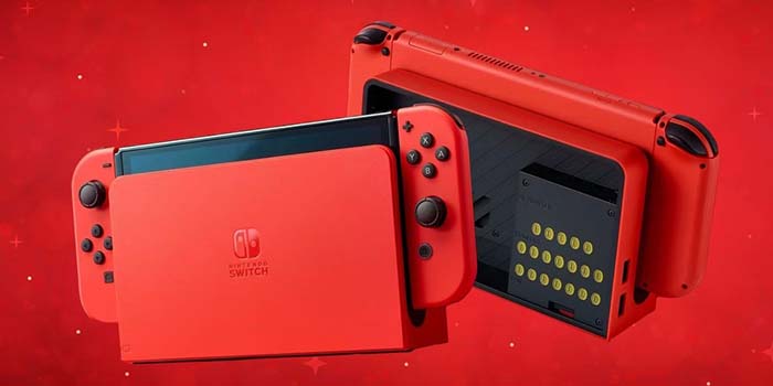 TNC Store Máy Chơi Game Nintendo Switch Oled Mario Red Edition