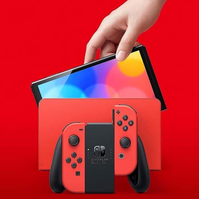 TNC Store Máy Chơi Game Nintendo Switch Oled Mario Red Edition