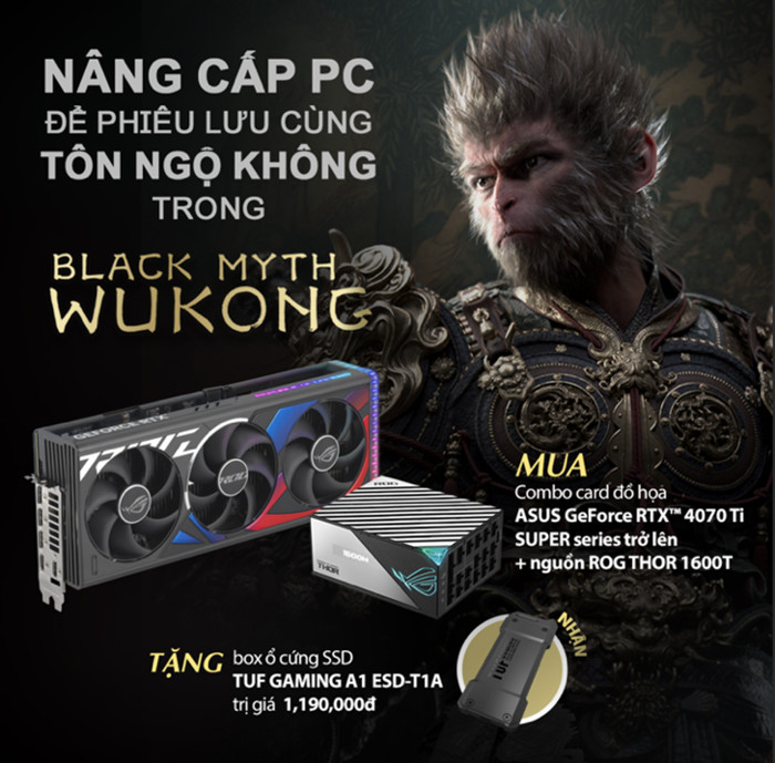 Nâng Cấp PC Để Phiêu Lưu Cùng Tôn Ngộ Không Trong Black Myth Wukong 