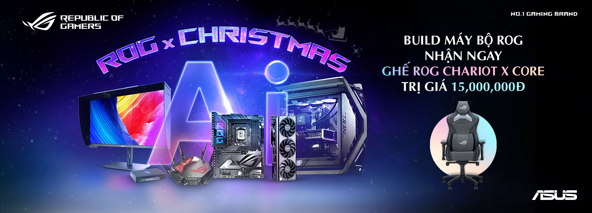 TNC Store Chương Trình Khuyến Mãi ROG x Christmas