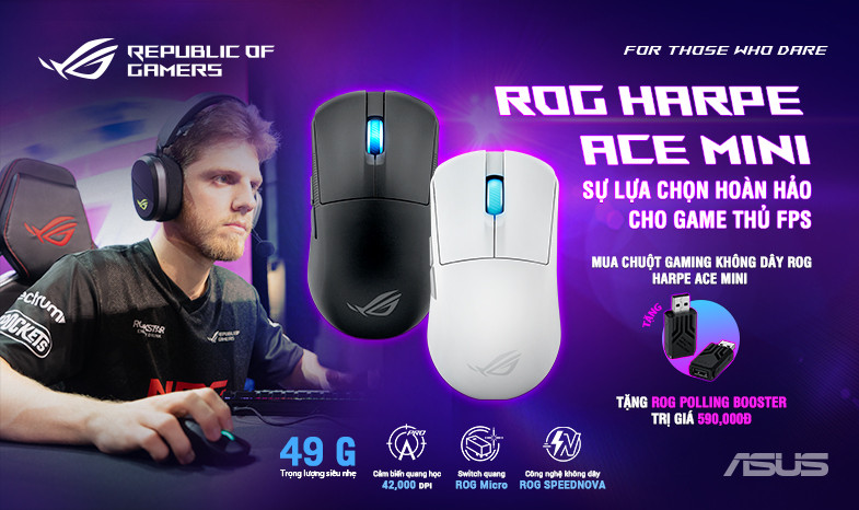 TNC Store Khuyến Mãi Asus ROG HARPE ACE MINI