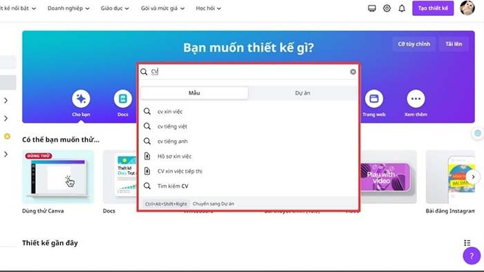 TNC Store Cách Tạo CV Trên Canva