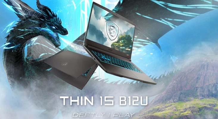 TNC Store Laptop Gaming MSI Thin 15 B12UCX-1419VN Alder Lake i5-12450H