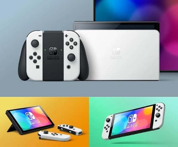 TNC Store Máy Chơi Game Nintendo Switch Oled Neon Red Blue V2