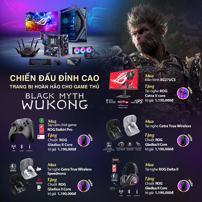 Chiến Đấu Đỉnh Cao - Trang Bị Hoàn Hảo Cho Game Thủ Black Myth Wukong