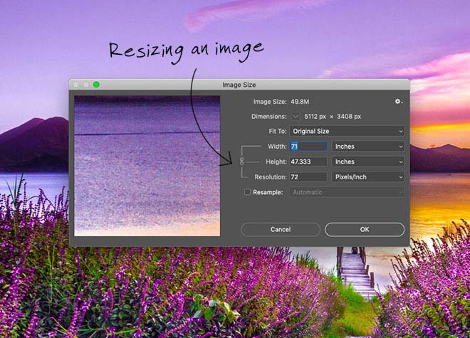 TNC Store Cách Resize Ảnh Trong Photoshop