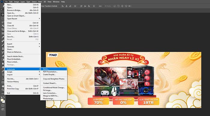 TNC Store Cách Resize Ảnh Trong Photoshop