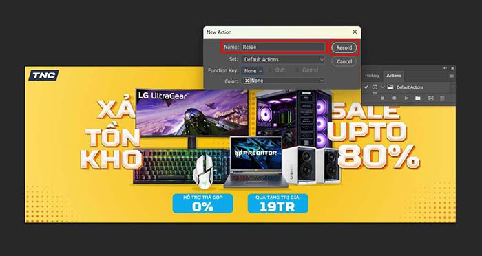 TNC Store Cách Resize Ảnh Trong Photoshop