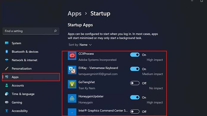 TNC Store Cách Tắt Ứng Dụng Khởi Động Cùng Windows 11