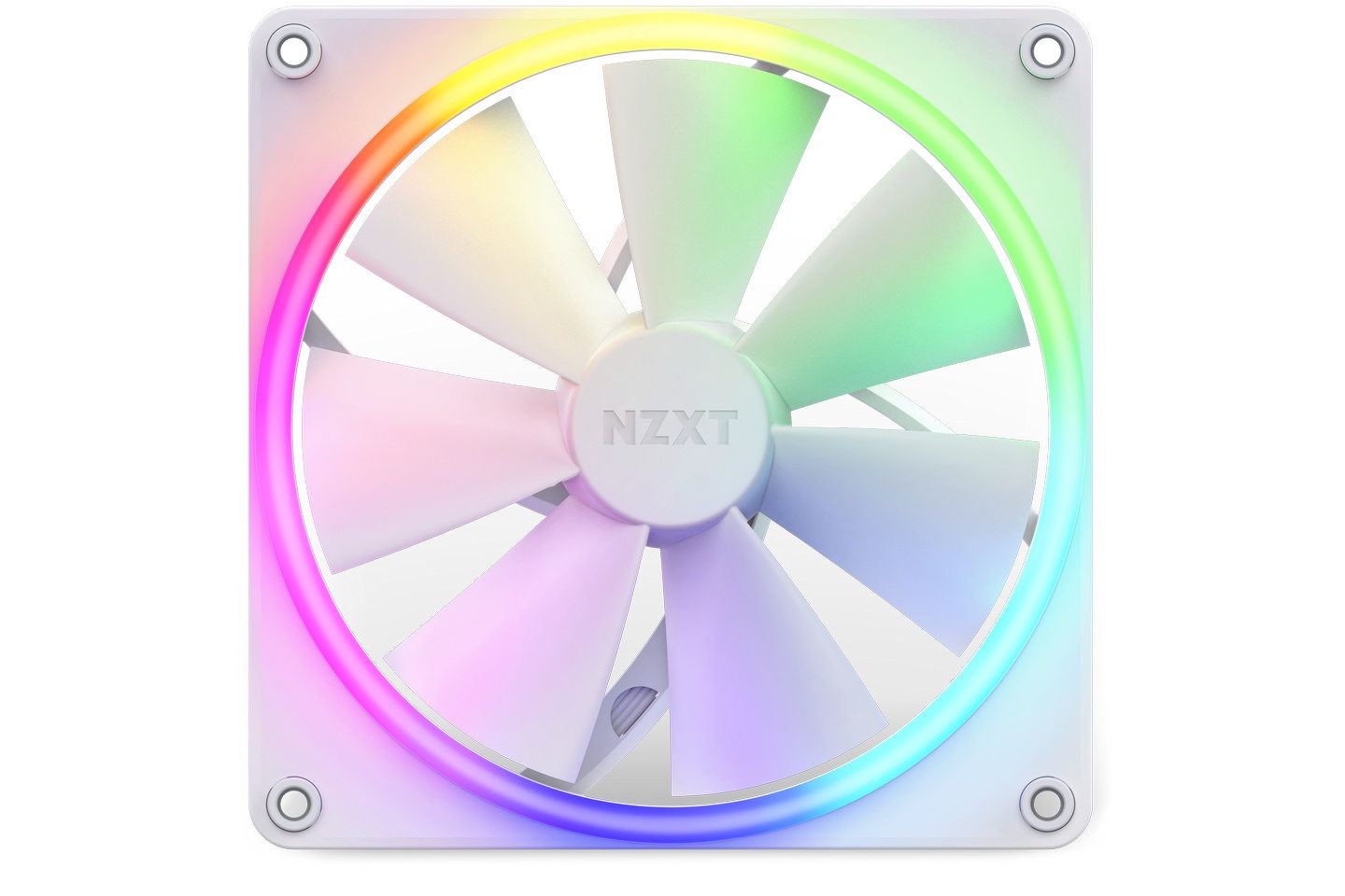 TNC Store Quạt Tản Nhiệt NZXT F140RGB 140mm Single White RF-R14SF-W1