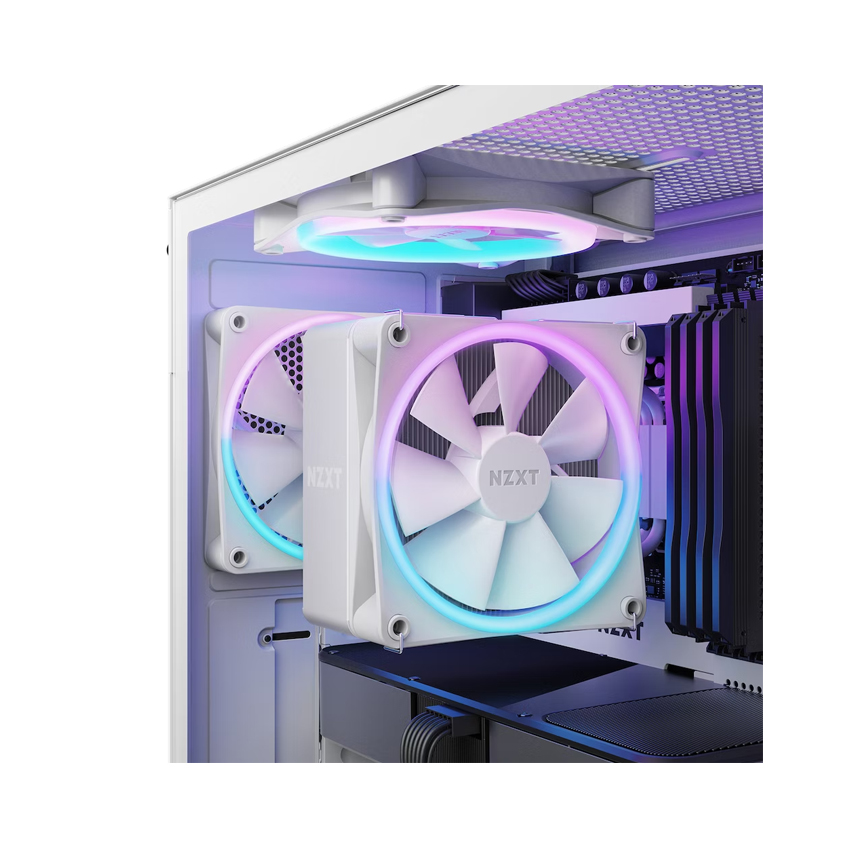 TNC Store Tản Nhiệt CPU NZXT T120 RGB White - RC-TR120-W1