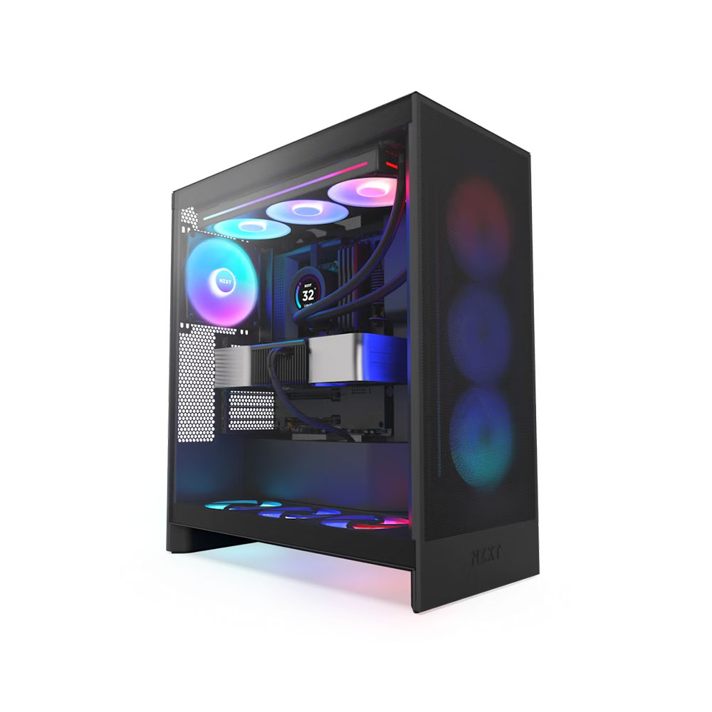 TNC Store Vỏ Case NZXT H7 Flow RGB Black (CM-H71FB-R1)