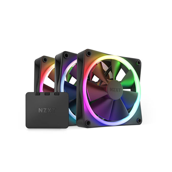 TNC Store Quạt Tản Nhiệt NZXT F120RGB Triple Black