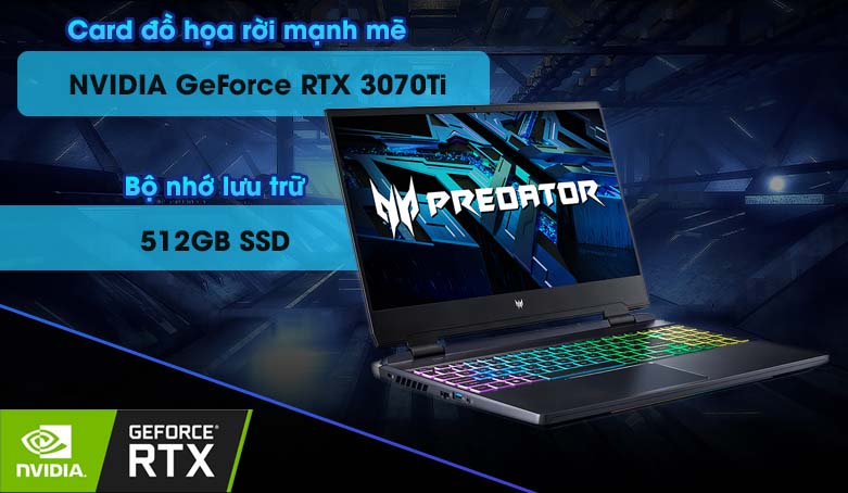 TNC Store Laptop Gaming Acer Predator Helios 300 PH315-55-751D Core i7-12700H Black