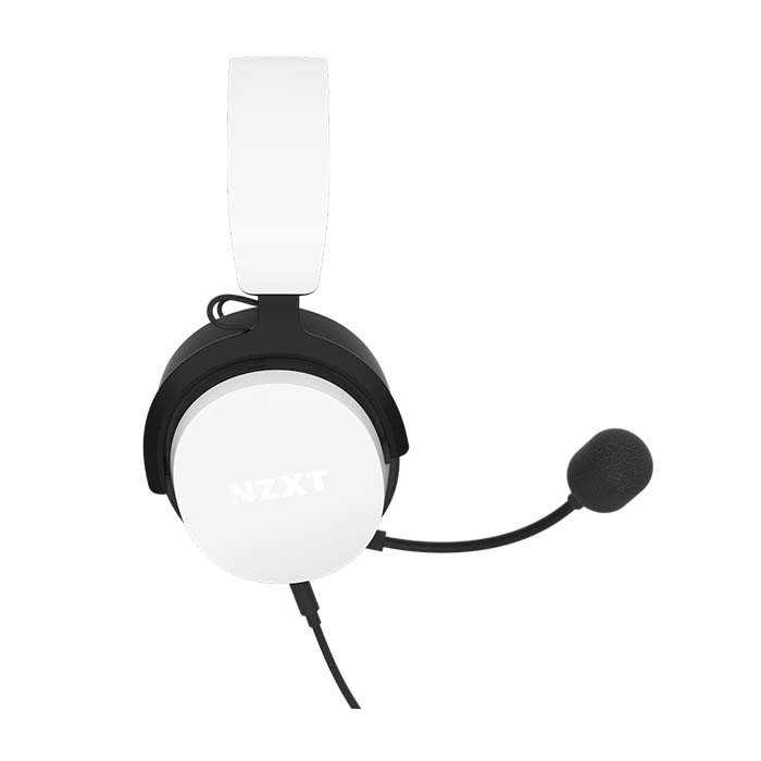 TNC Store Tai Nghe NZXT Có Dây 40mm White V2 AP-WCB40-W2