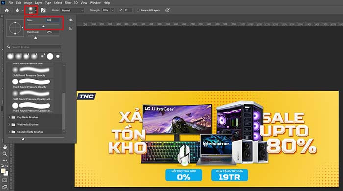 TNC Store Cách Làm Mờ Viền Ảnh Trong Photoshop