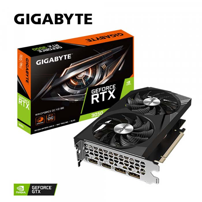 TNC Store Card Màn Hình Gigabyte GeForce RTX 3050 WINDFORCE OC V2 8G