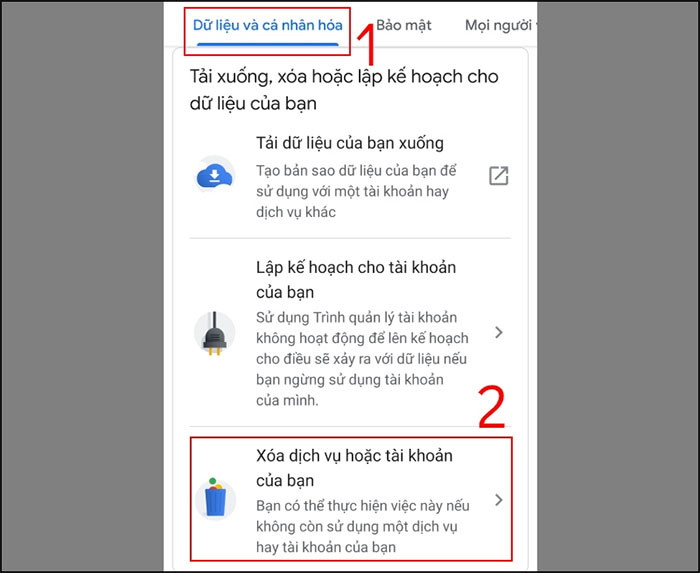 TNC Cách Xóa Tài Khoản Gmail Vĩnh Viễn 