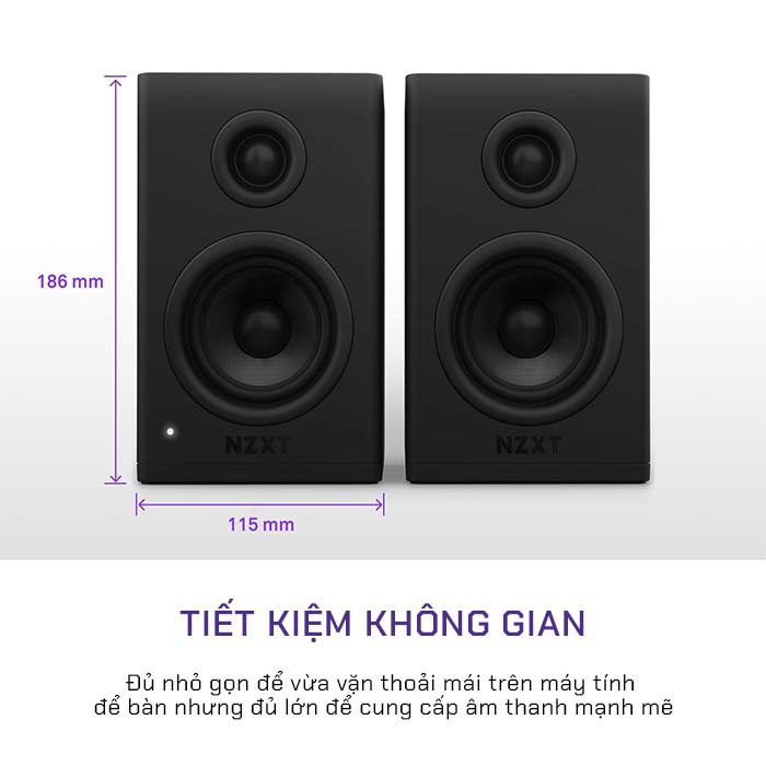 TNC Store Loa Máy Tính NZXT Black AP-SPKB2-XX