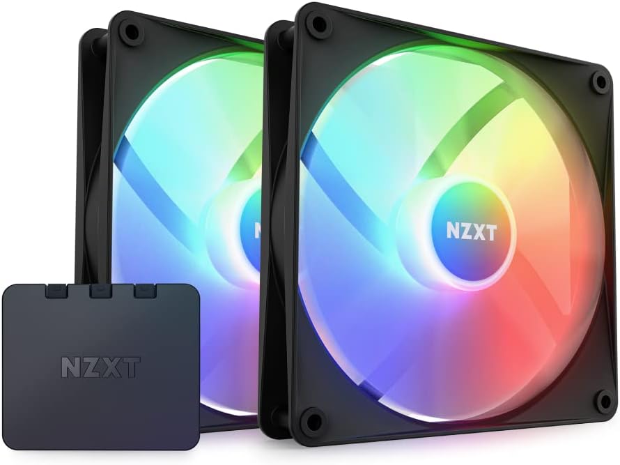 TNC Store Quạt Tản Nhiệt NZXT F140RGB Twin Black RF-C14DF-B1