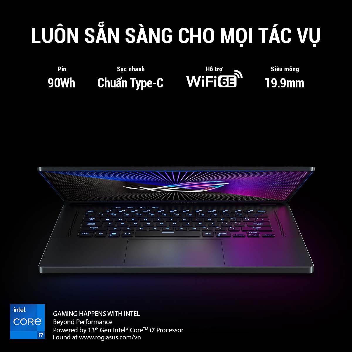 TNC Store Laptop Gaming Asus ROG Zephyrus G16 GU603VU-N4019W Core i7-13620H