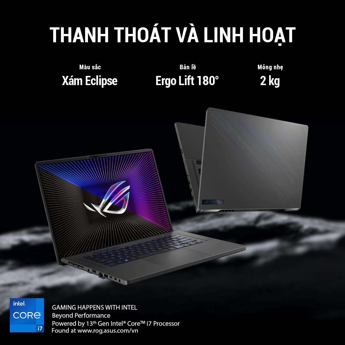 TNC Store Laptop Gaming Asus ROG Zephyrus G16 GU603VU-N4019W Core i7-13620H