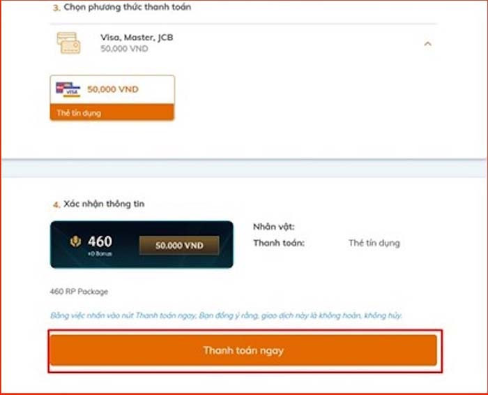 TNC Store Cách Nạp RP Liên Minh