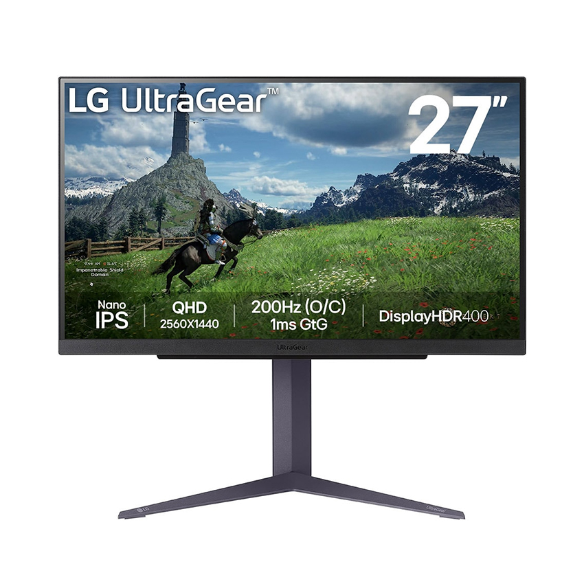 TNC Store Màn Hình Gaming LG 27GS85Q-B 27 Inch QHD Nano IPS 180Hz 1ms