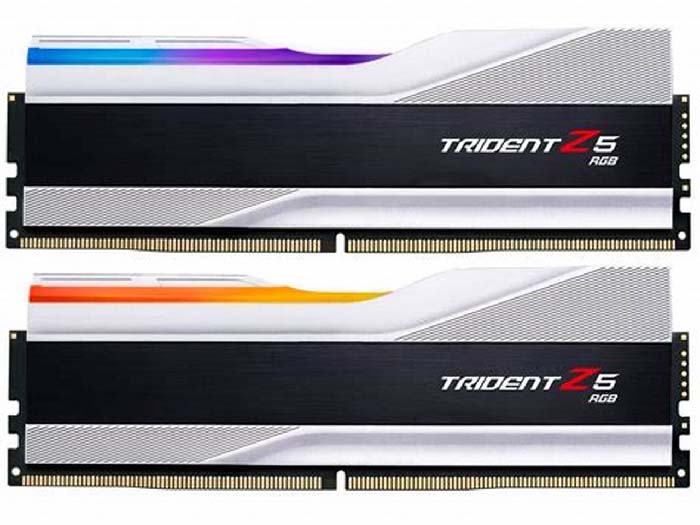 TNC Store RAM G.Skill Trident Z5 RGB 32GB (16GBx2) DDR5 6400MHz Silver (F5-6400J3239G16GX2-TZ5RS)