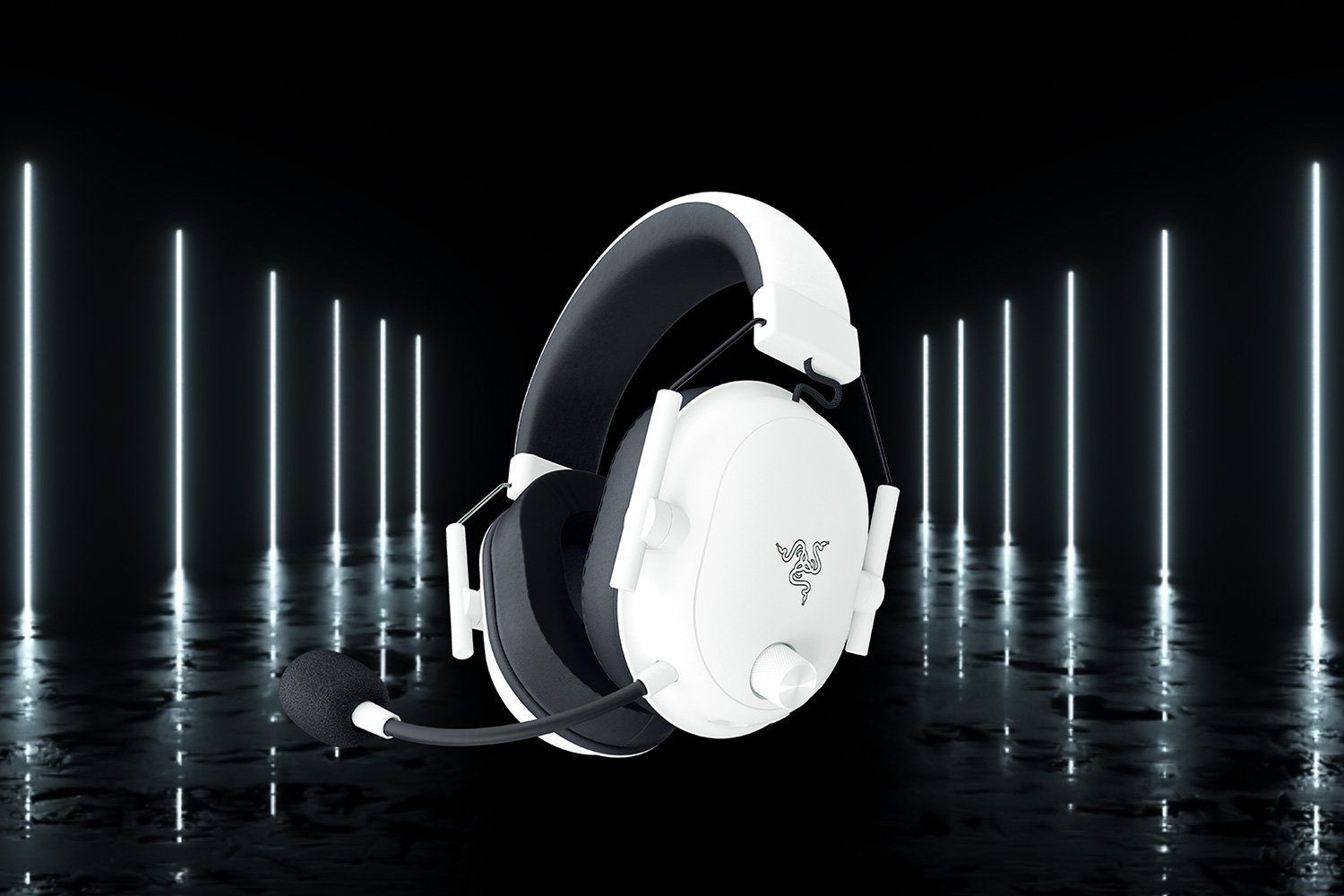 TNC Store Tai Nghe Không Dây Chùm Đầu Razer BlackShark V2 HyperSpeed Trắng (White) RZ04-04960200-R3M1