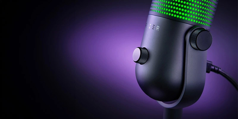 TNC Store Thiết Bị Thu Âm Razer Seiren V3 Chroma - RGB USB Microphone with Tap-to-Mute - FRML Packaging_RZ19-05060100-R3M1