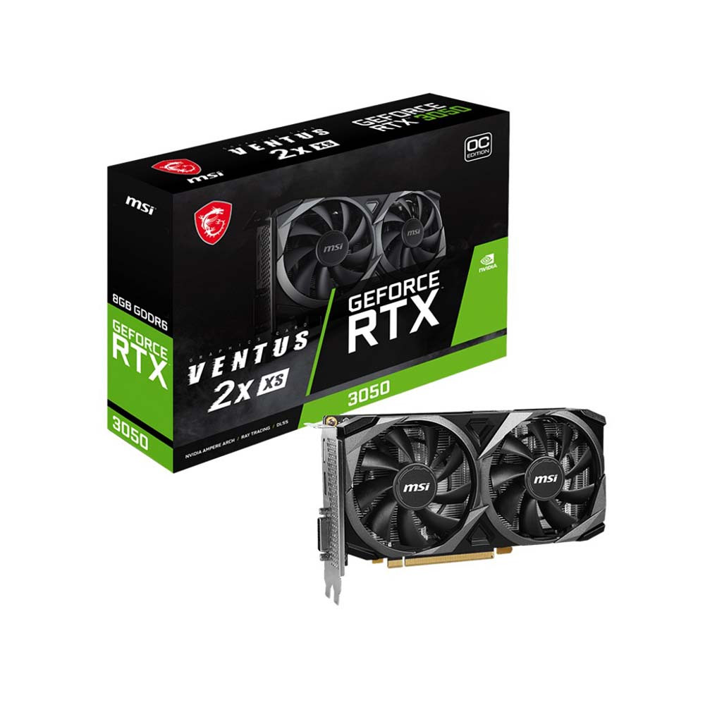 TNC Store Card Màn HÌnh MSI GeForce RTX 3050 VENTUS 2X XS 8G OC