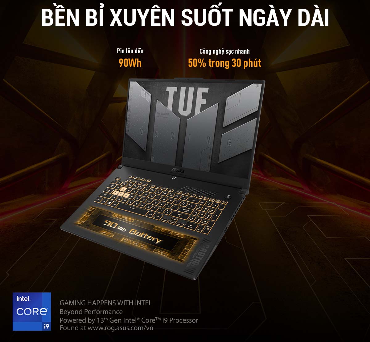 TNC Store Laptop Asus TUF Gaming F15 FX507VV-LP304W Core i7-13620H