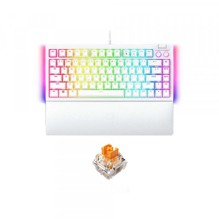 TNC Store Bàn Phím Cơ Razer BlackWidow V4 75% White Edition