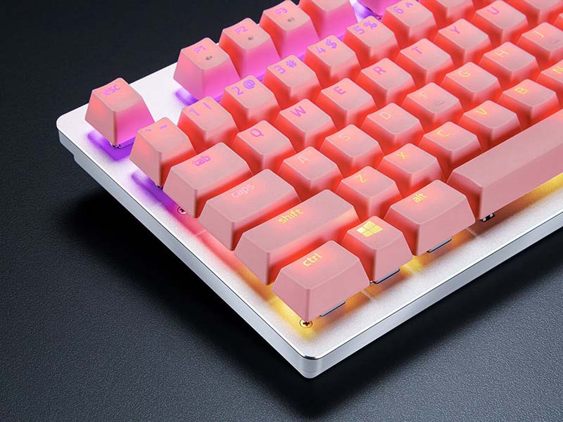 TNC Store Bộ Phím Bấm Razer PBT Keycap Upgrade Set-Hồng (Quartz)_RC21-01490300-R3M1