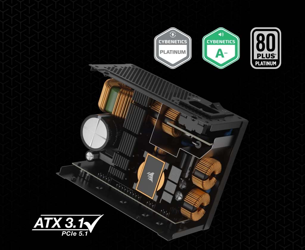 TNC Store Nguồn Máy Tính Corsair SF850 - ATX 3.0 80 Plus Platinum