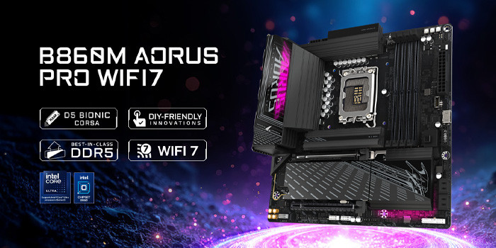 TNC Store Bo Mạch Chủ Gigabyte B860M AORUS PRO WIFI 7