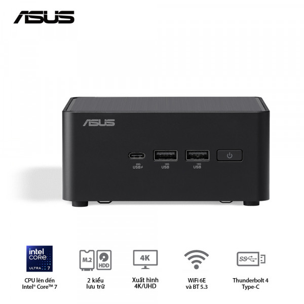 TNC Store Mini PC Asus NUC 14 Pro Tall RNUC14RVHU700001I Core Ultra 7 155H 