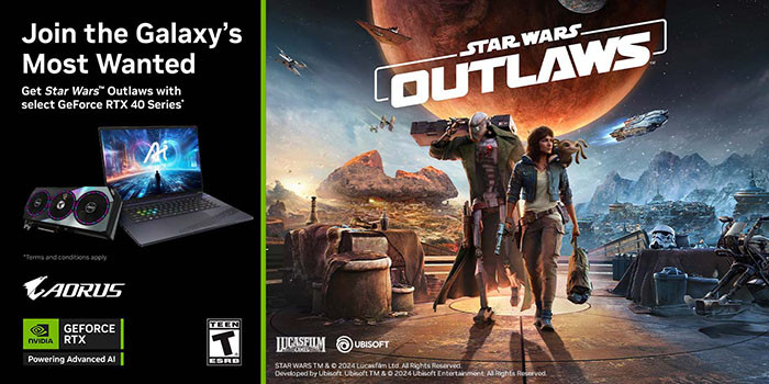 TNC Store Tặng Game Star Wars Outlaws Khi Mua Card Đồ Họa RTX & Laptop RTX 40 Series