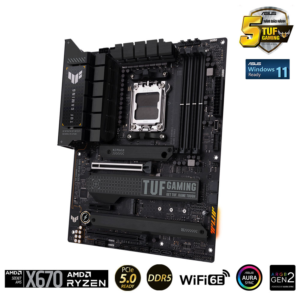 TNC Store Bo Mạch Chủ Asus TUF Gaming X670E Plus WIFI