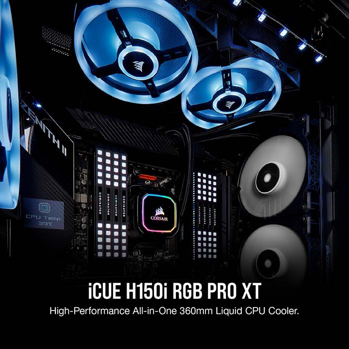 TNC Store Tản Nhiệt Nước Corsair H150i RGB PRO XT