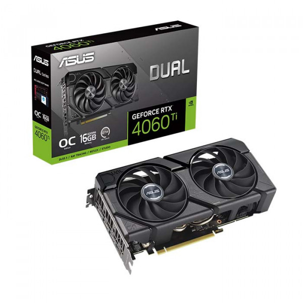 TNC Store Card Màn Hình ASUS Dual GeForce RTX 4060 Ti EVO OC Edition 16GB GDDR6