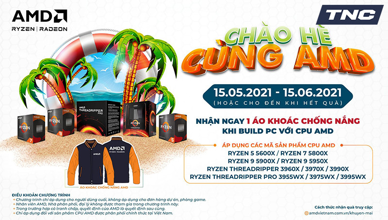 Build PC AMD- Rinh quà hè cực chất! 