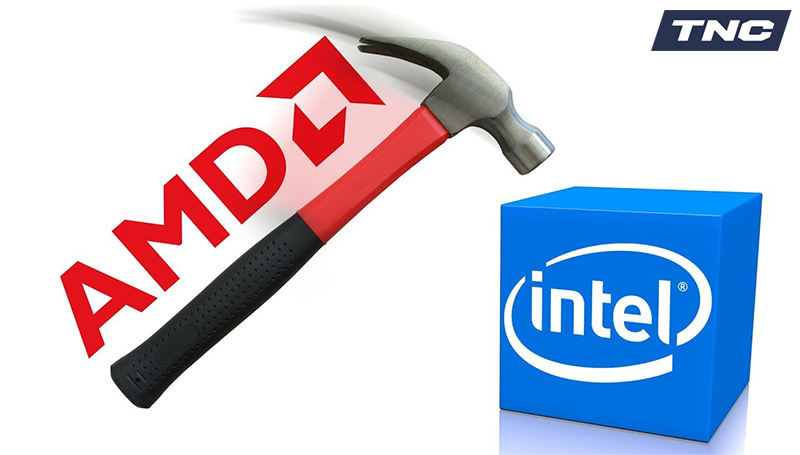 Lần đầu tiên trong lịch sử, AMD vượt mặt Intel về vốn hóa thị trường!